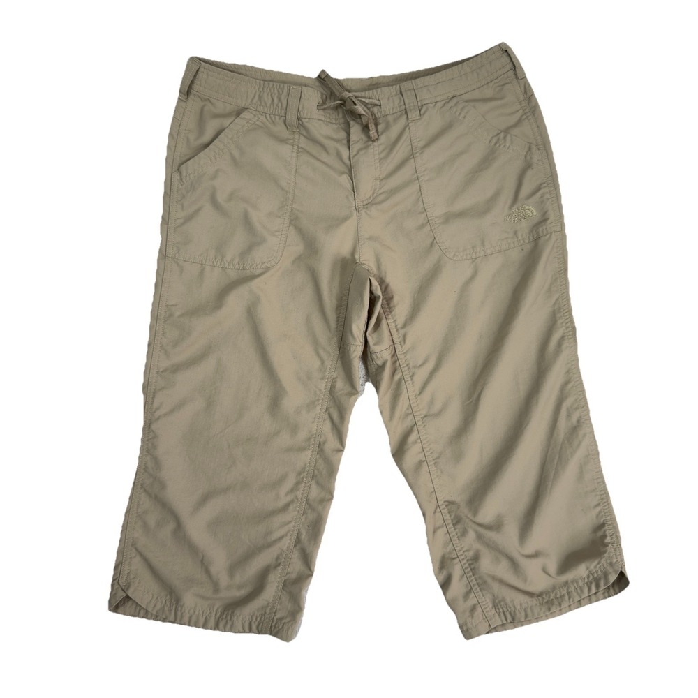 The North Face Crop Capri Hiking Pants Women's Size 14 Stow Pocket Draw‎ String